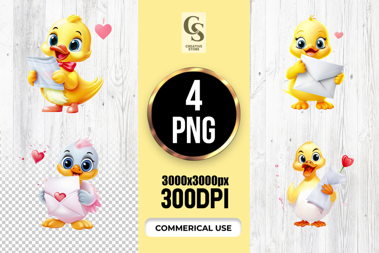 Cute Duck Clipart Image 2