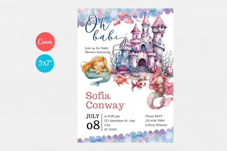 Baby Shower Invitation Template 182