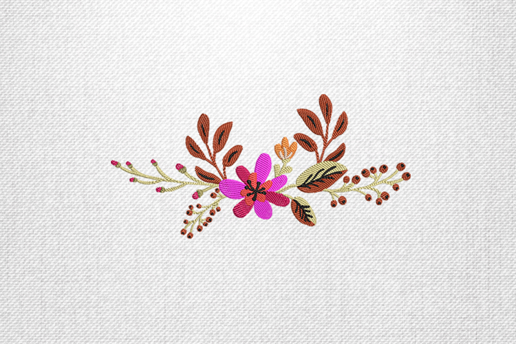 Leaf Embroidery Image 24