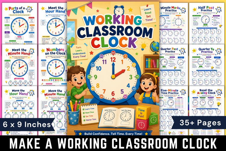 Make a Working Classroom Clock