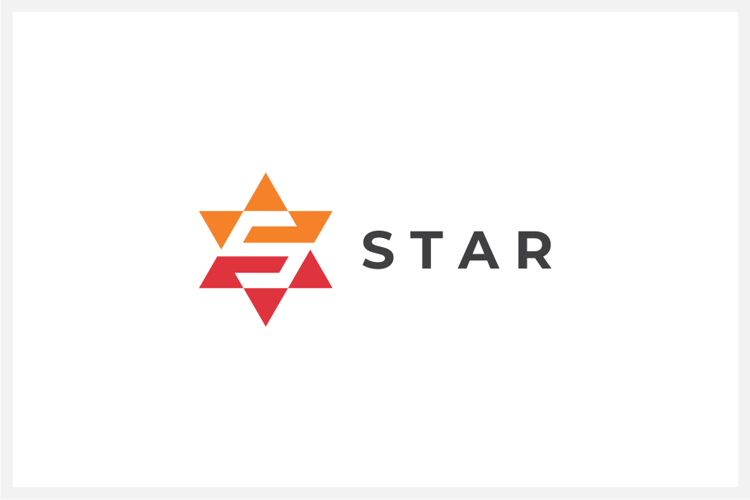 Star Letter S Logo Design Vector