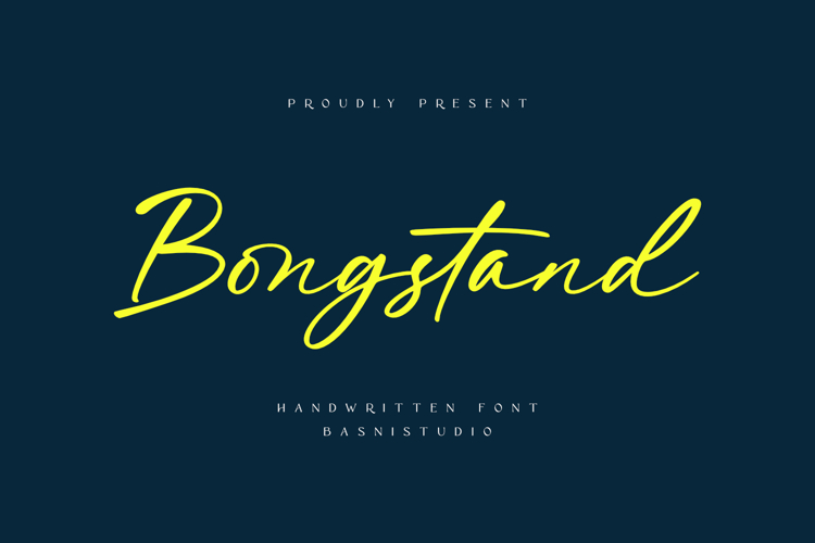 Bongstand Elegant Handwritten Font