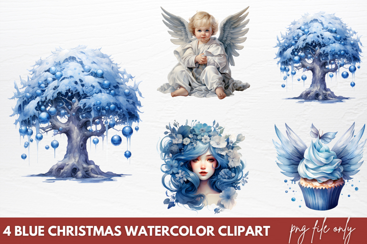 Christmas Watercolor Clipart Image 2