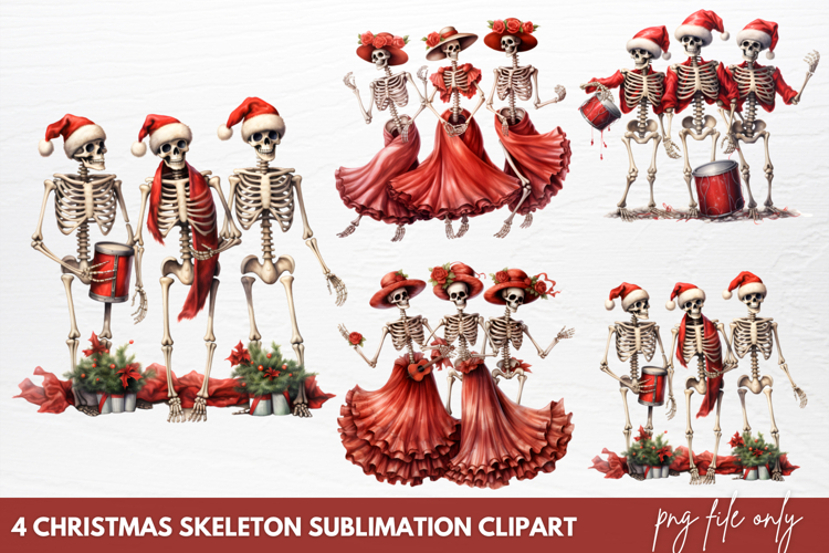 Dancing Skeleton Clipart Image 16