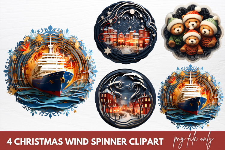 Christmas Watercolor Clipart Image 4