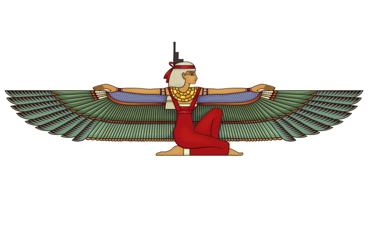 Isis.Egyptian ancient symbol. Culture.Design element.
