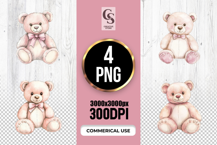 Teddy Bear Illustration Image 17