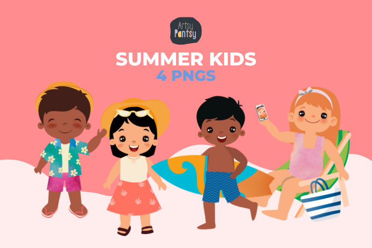 Cute Beach Clipart Image 24