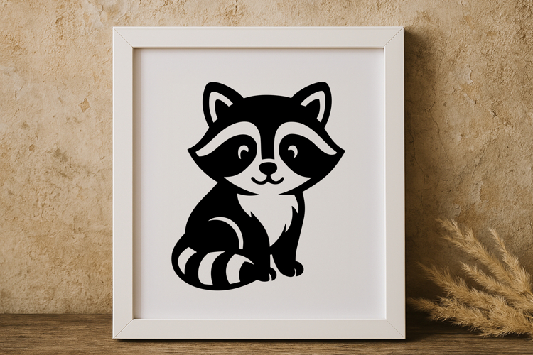 Raccoon Silhouette Image 4