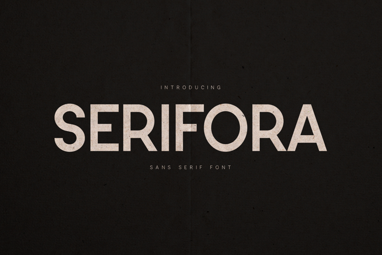 Serifora Modern Minimal Sans Serif