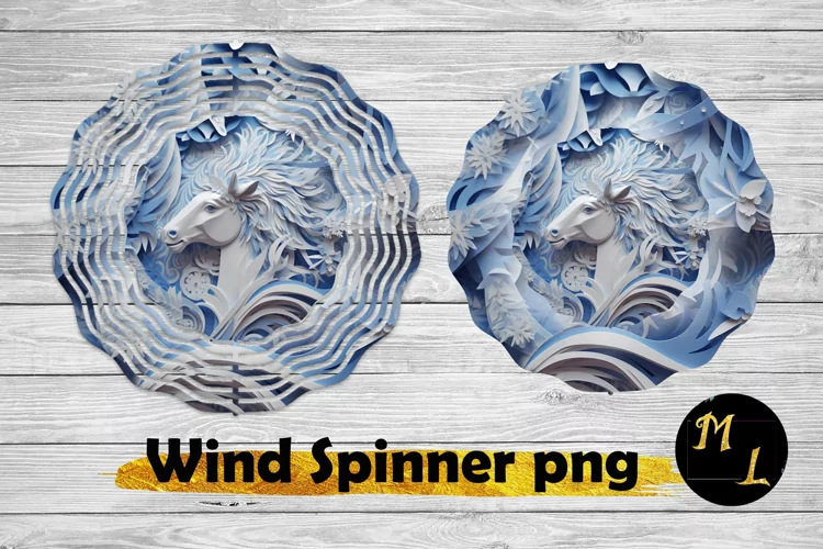 3d Christmas Wind Spinner,Christmas Horse Wind Spinner
