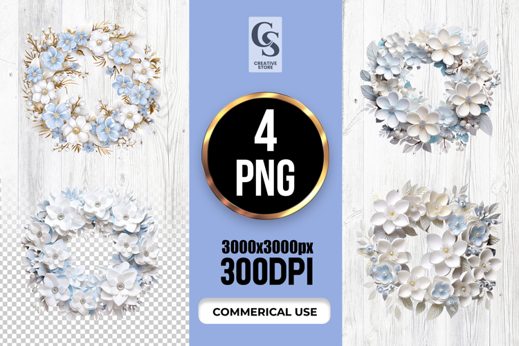 Floral Border Png Image 3