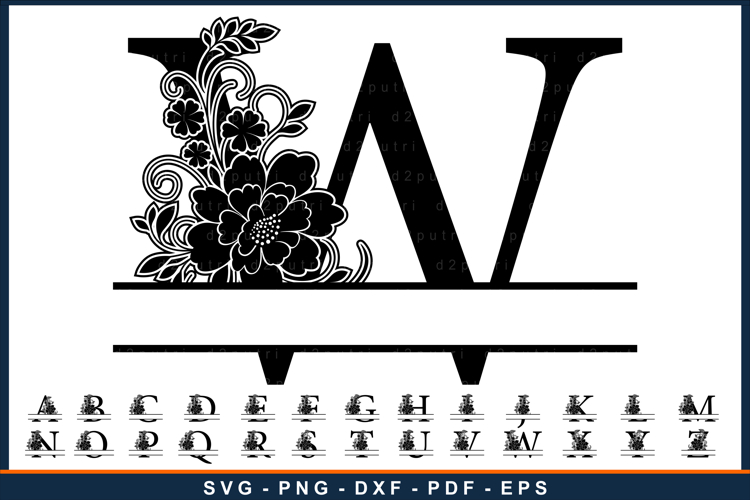 Family Name Monogram Svg Image 8