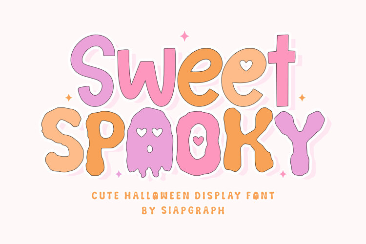 Sweet Spooky - Cute Halloween Display Font example image 1