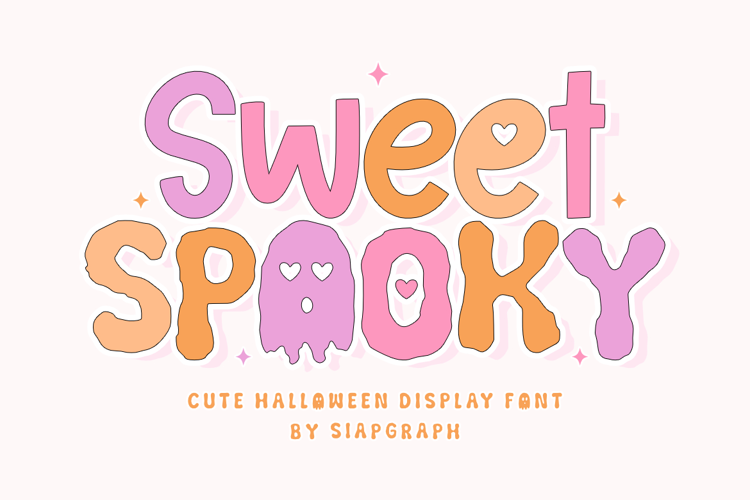 Sweet Spooky - Cute Halloween Display Font