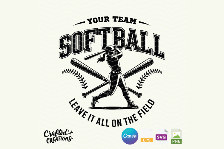 Softball Logo Design Image 12