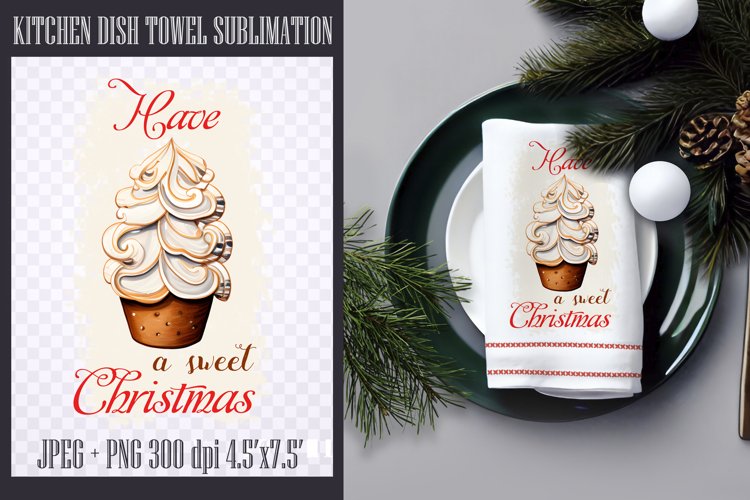 Kitchen Dish Towel Sublimation design png|jpeg|