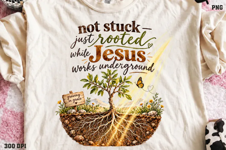 I Woke Up to Mercy Christian Shirt PNG, Floral Garden Gate C