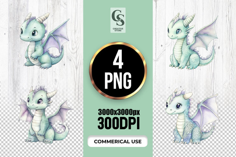 Cute Dragon Clipart Image 21