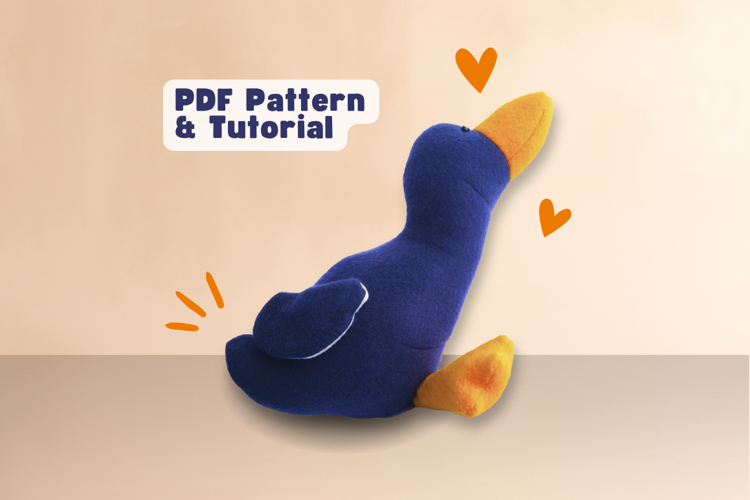 Cute Duckling Sewing Pattern example image 1
