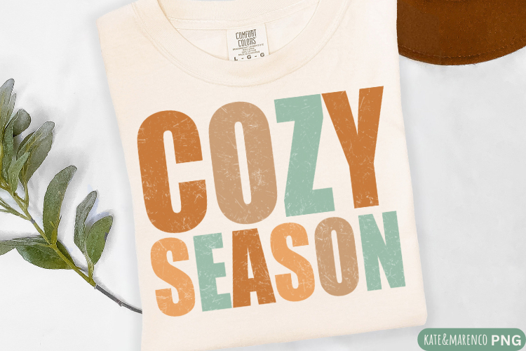 Cozy Season PNG | Fall PNG | Halloween Sublimation and DTF
