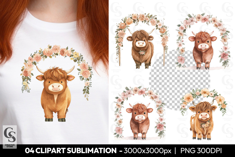 Highland Cow Png Image 5