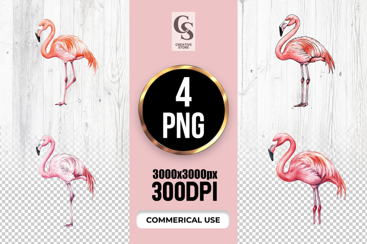 Flamingo Clipart Image 3