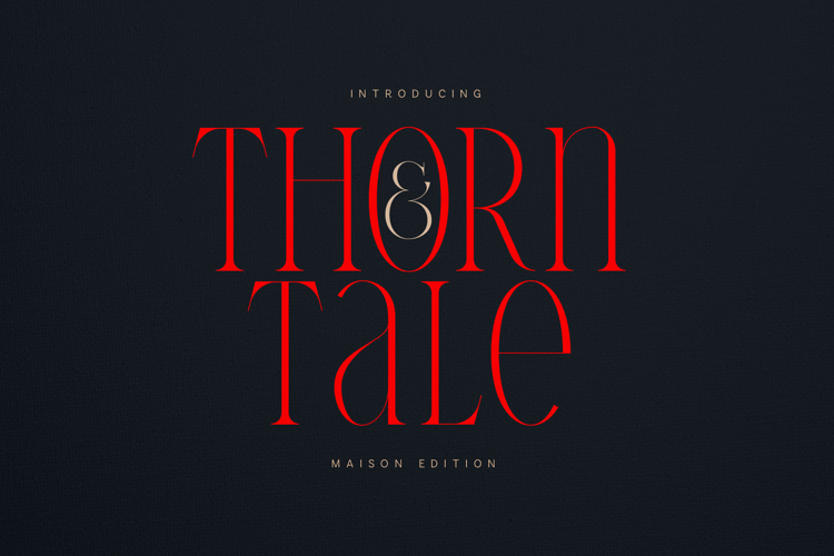 Thorn Tale Elegant Modern Serif Font