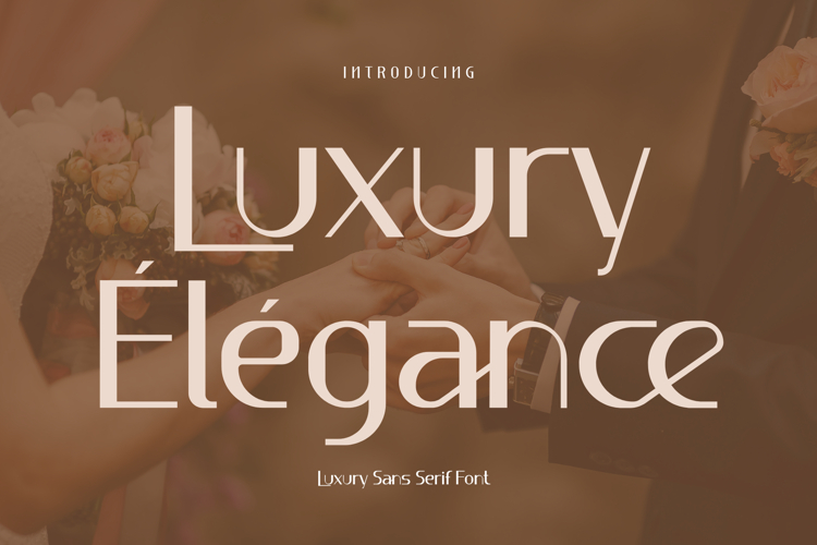 Luxury Élégance - Luxury Sans Serif Font