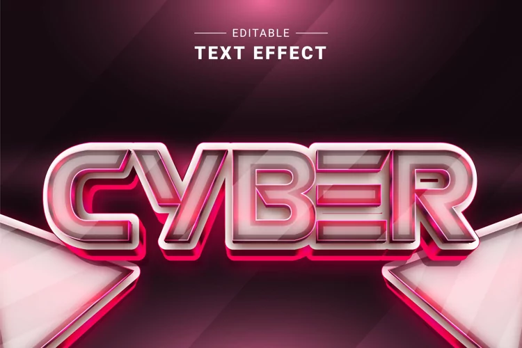 Editable Text Effect for Illustrator. Vector Graphic styles