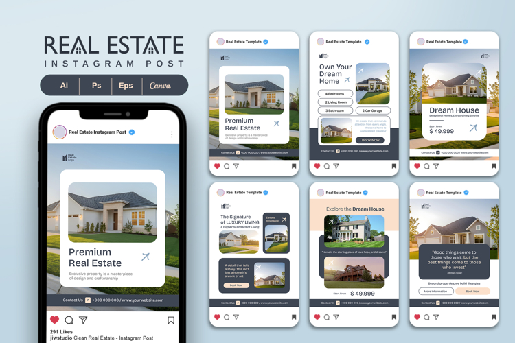 Clean Real Estate - Instagram Post