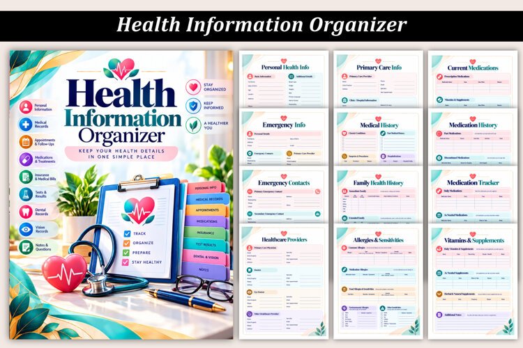 Health Information Organizer example image 1