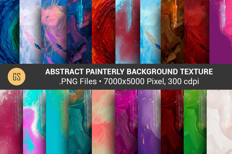 29 Abstract Painterly Background Textures: High Resolution