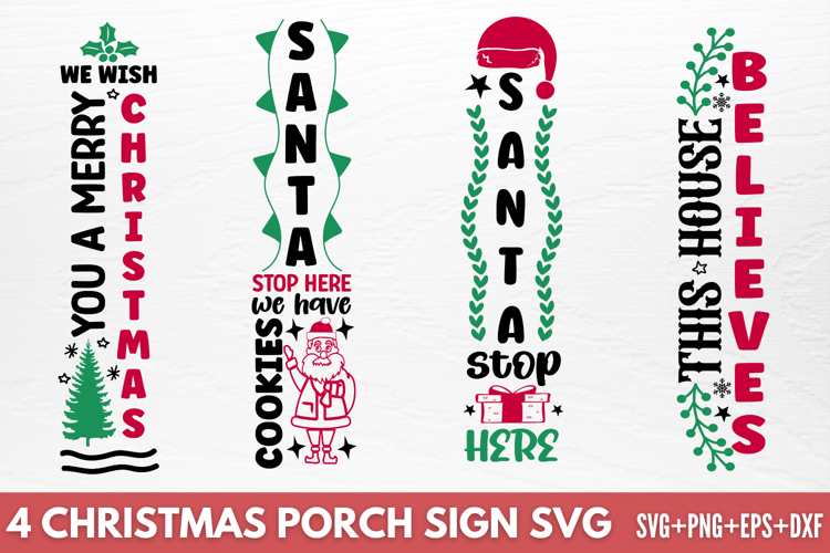Merry Christmas Porch Sign Svg Image 10
