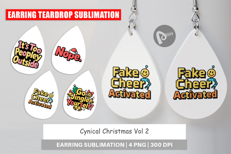 Earring Sublimation Designs Image 2