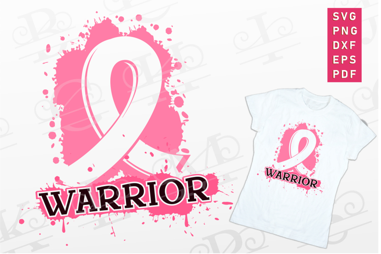 Cancer Warrior SVG, Cancer Awareness, Breast Cancer SVG
