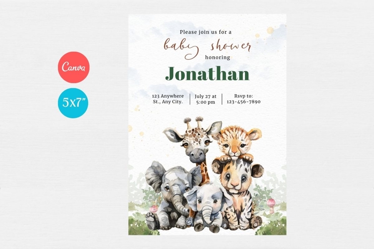 Baby Shower Invitation Template 178