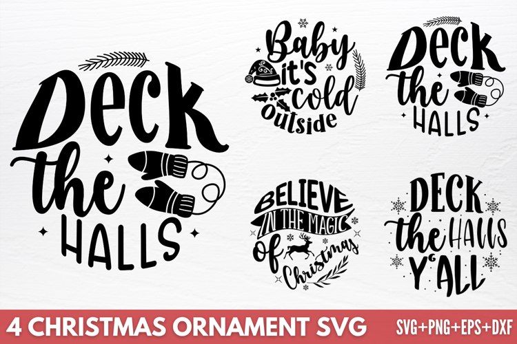 Christmas Ornament Sublimation Designs Image 17