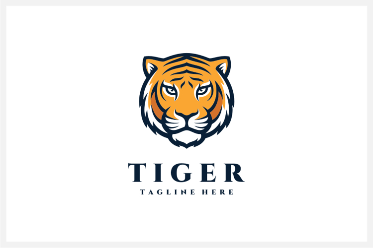 Tiger Head Clipart Image 7