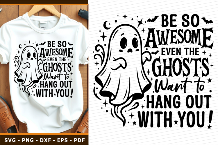 Funny Halloween Quotes SVG, Cute Ghost SVG, Sarcastic Quotes