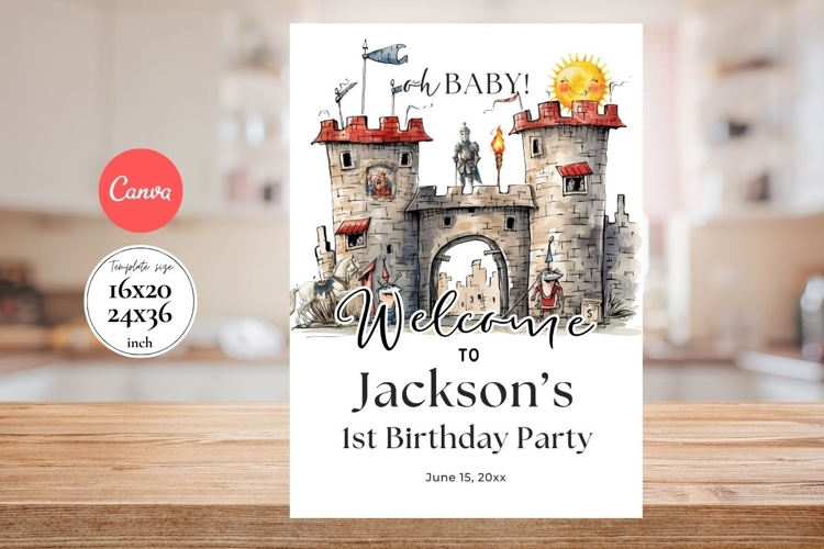 Baby Shower Welcome Sign Template 192
