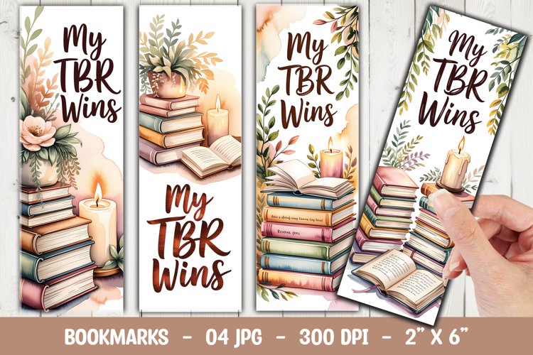 Floral Book Bookmark Sublimation