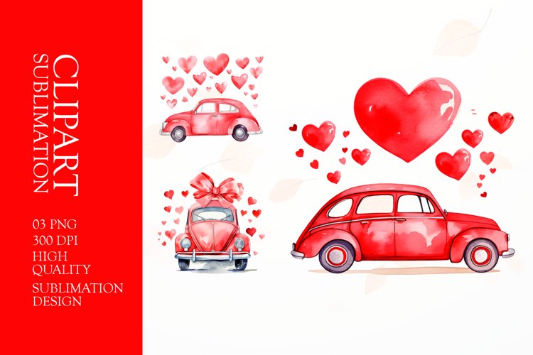 Red Car Png Image 3