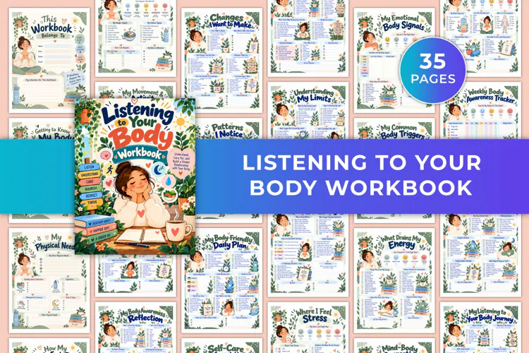 Listening to Your Body Workbook Kdp interiors