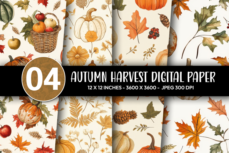 Autumn Harvest Digital Paper