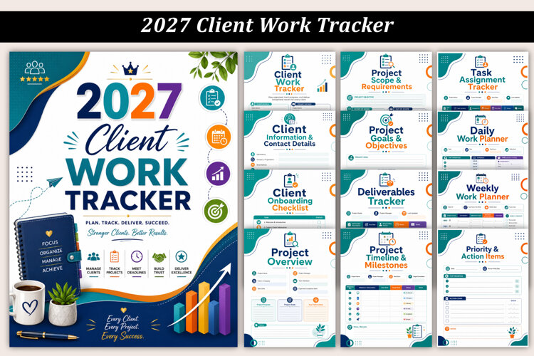 2027 Client Work Tracker example image 1