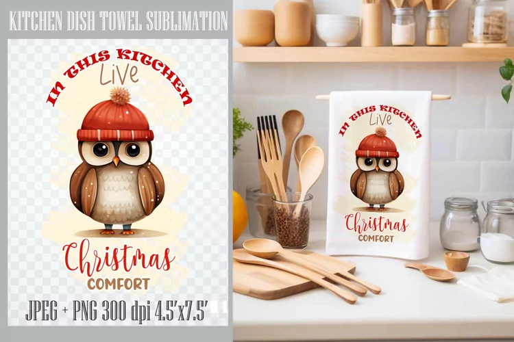 Christmas comfort lives in this kitchen| Kitchen Towel