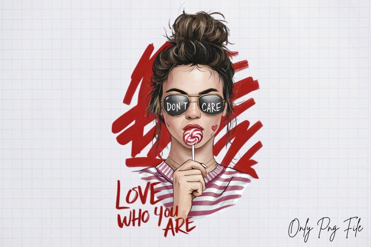 Funny Beautiful Girl Quotes Sublimation Design PNG