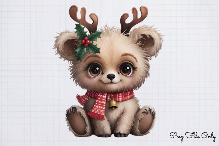 Christmas Bear Clipart Image 22