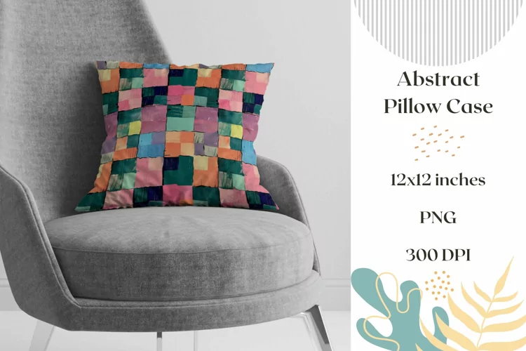 Colorful Pillow Case Design, Abstract Pillowcase Sublimation